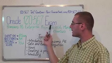 1Z0-567 – Primavera Exam P6 Enterprise Project Test Essentials Questions