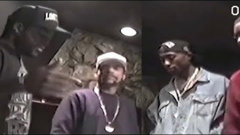 Tupac In The Studio With Ice T & Ice Cube