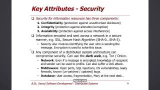 Key Attributes of Distributed Systems