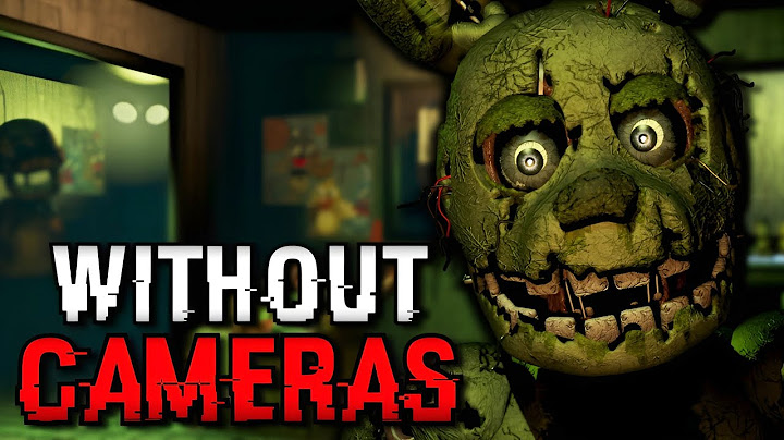 Is It POSSIBLE to Beat Five Nights at Freddy's 3 WITHOUT Cameras?