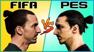 ZLATAN IBRAHIMOVIC FIFA vs PES [2002 - 2021]