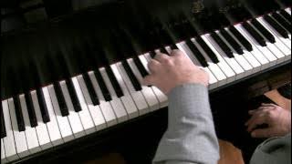 (1/3) How to play Maple Leaf Rag, left hand | Cory Hall, pianist-composer