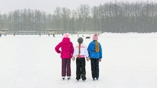 Ice skating