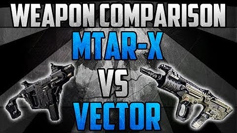 COD Ghosts: MTAR-X vs. Vector CRB Weapon Comparison