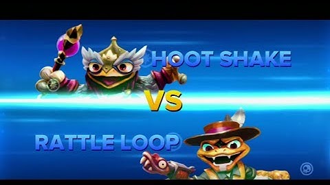 Skylanders Swap Force Ring Out - Rattle Loop VS Hoot Shake