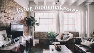 LOFT LIVING ROOM MAKEOVER TOUR Downtown LA Imdrewscott