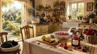 🌹 Rose Petal Jam Soft Jazz • Cozy Afternoon Cottage Kitchen for Relaxing & Slow Living screenshot 2