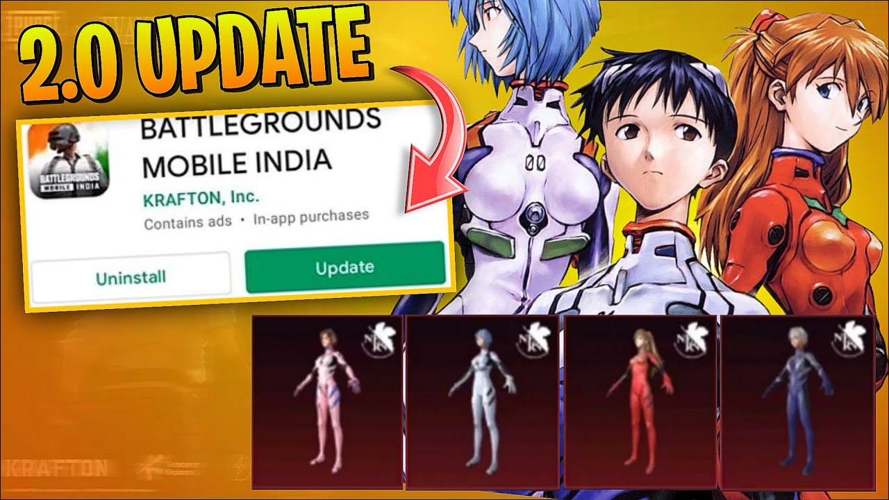 BGMI 2.0 Update is Here 😍 | Evangelion Discovery Event BGMI / PUBG MOBILE
