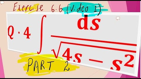 Exercise 6.6 (video 2)   Q.4    Chapter 6 ANTIDERIVATIVES-MATH by mubeen ahmed tutorial