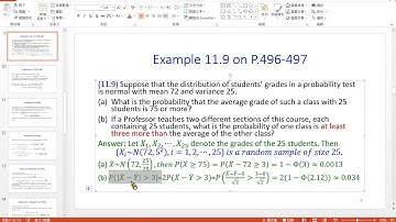 Sums of Independent Random Variables and Chebyshev