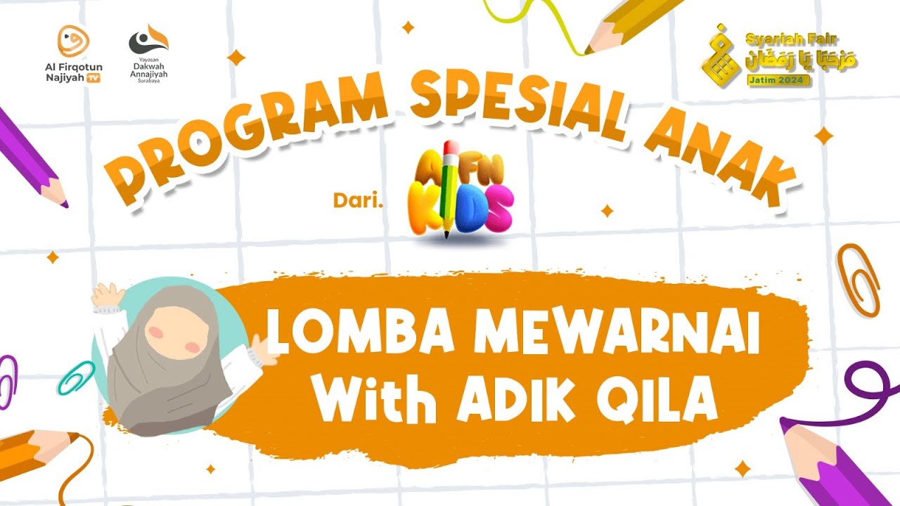 ⁣Program Spesial Anak | Lomba Mewarnai bersama Adik Qila