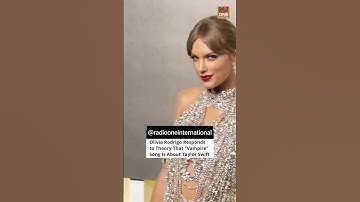 Olivia Rodrigo addresses a fan theory that her song Vampire is about bad blood with Taylor Swift.