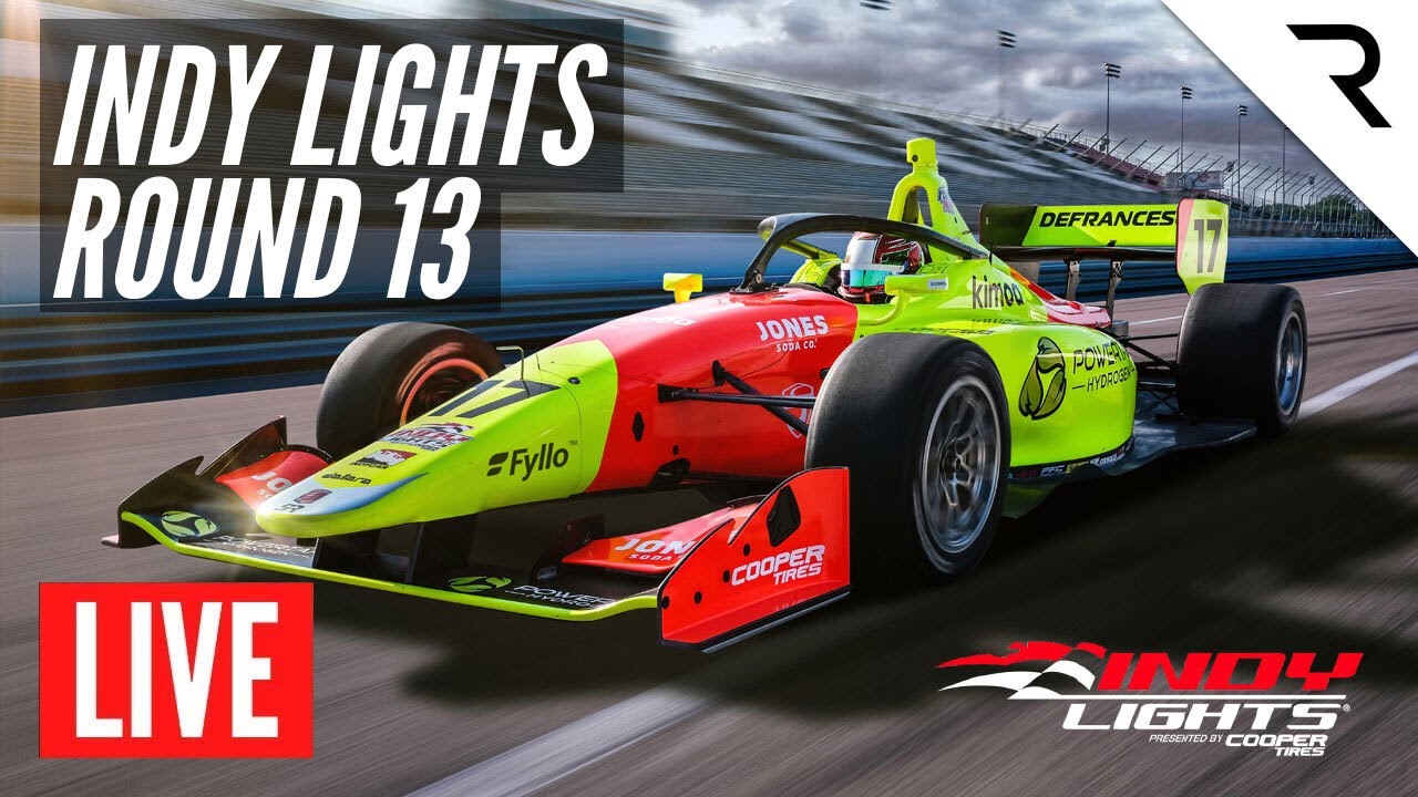 2021 Indy Lights Race 13 - World Wide Technology Raceway LIVE Full Race 