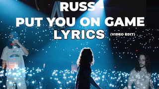 RUSS - PUT YOU ON GAME { LYRICAL VIDEO EDIT} #2023 @russ