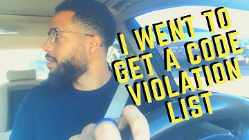 How to find code violation properties | Freedom Johnson