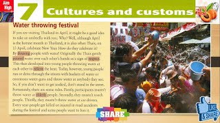 Aim High 2 Unit 7 Cultures and customs نصوص أستماع