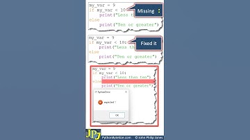 Python Exercise Syntax Errors 8