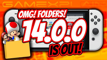 OMG! Switch Gets FOLDERS! Nintendo Switch Version 14.0.0 Update TOUR! (GROUPS, BABY!)