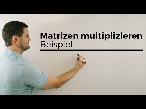 Video: Wie Man Matrizen Multipliziert