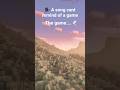 The song can't remind of a game🎮🕊?