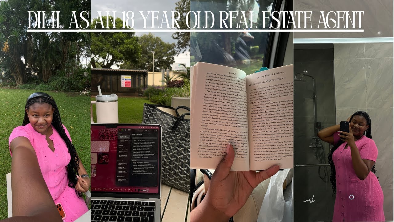 DIML VLOG: as an 18 year old real estate agent | work, routines & more 🫶🏽