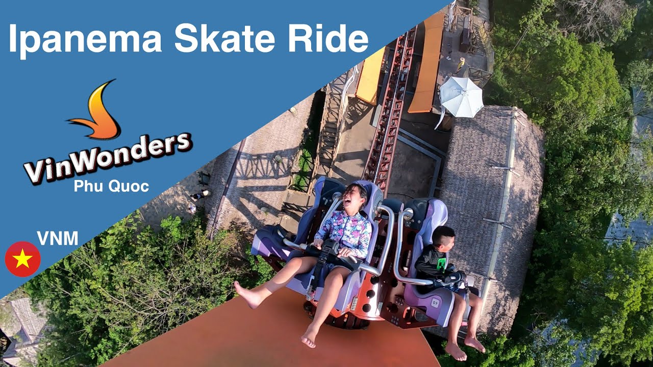 Ipanema Skate Ride VinWonders Phu Quoc | Onride Rollercoaster Amusementpark POV