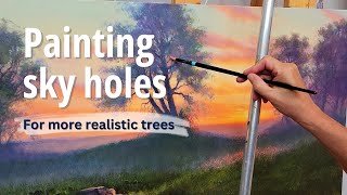 THIS is a technique you need to use! #howtopainttrees