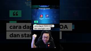 bisa dapat 1500 coa #mobilelegends