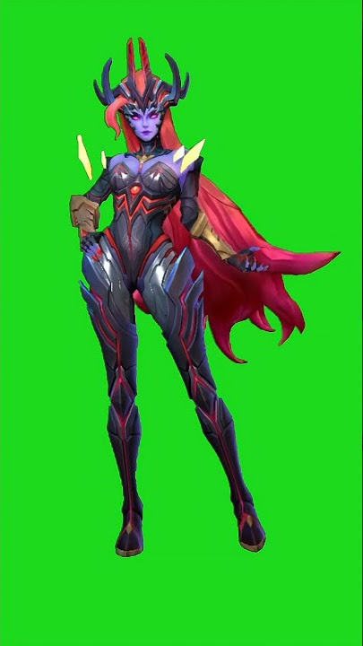 GREEN SCREEN HERO SELENA LADY VENGEANCE ML MOBILE LEGENDS Trend TIKTOK ml mlbb #Mobilelegends