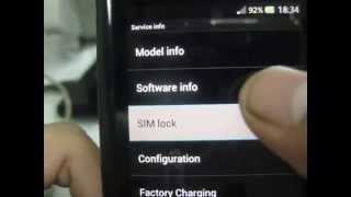 SONY XPERIA U ICS SERVICE MENU