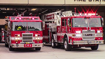 LAFD Light Force 3 Responding