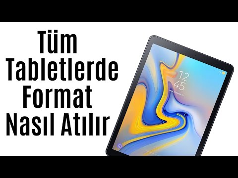 Tablete Nasıl Format Atılır Tüm Modellerde Geçerli