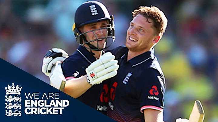 My Best Knock For England: Jos Buttler - Australia v England 3rd ODI 2018