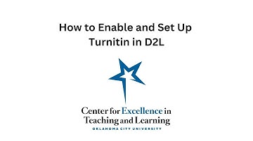 How to Enable and Set Up Turnitin in D2L