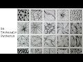 24 zentangle patterns || 24 Doodle Patterns, Zentangle Patterns, Mandala Patterns part - 5