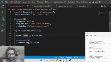 Angular 14 Project to Read & Display JSON Data inside Bootstrap 4 Table in Browser Using TypeScript