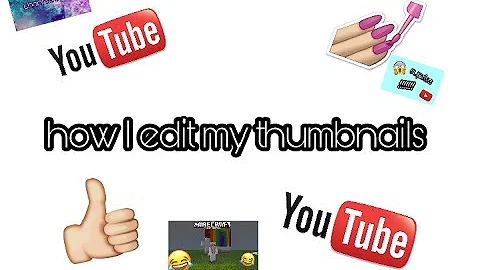 How I edit my thumbnails!/#mintytuesdays