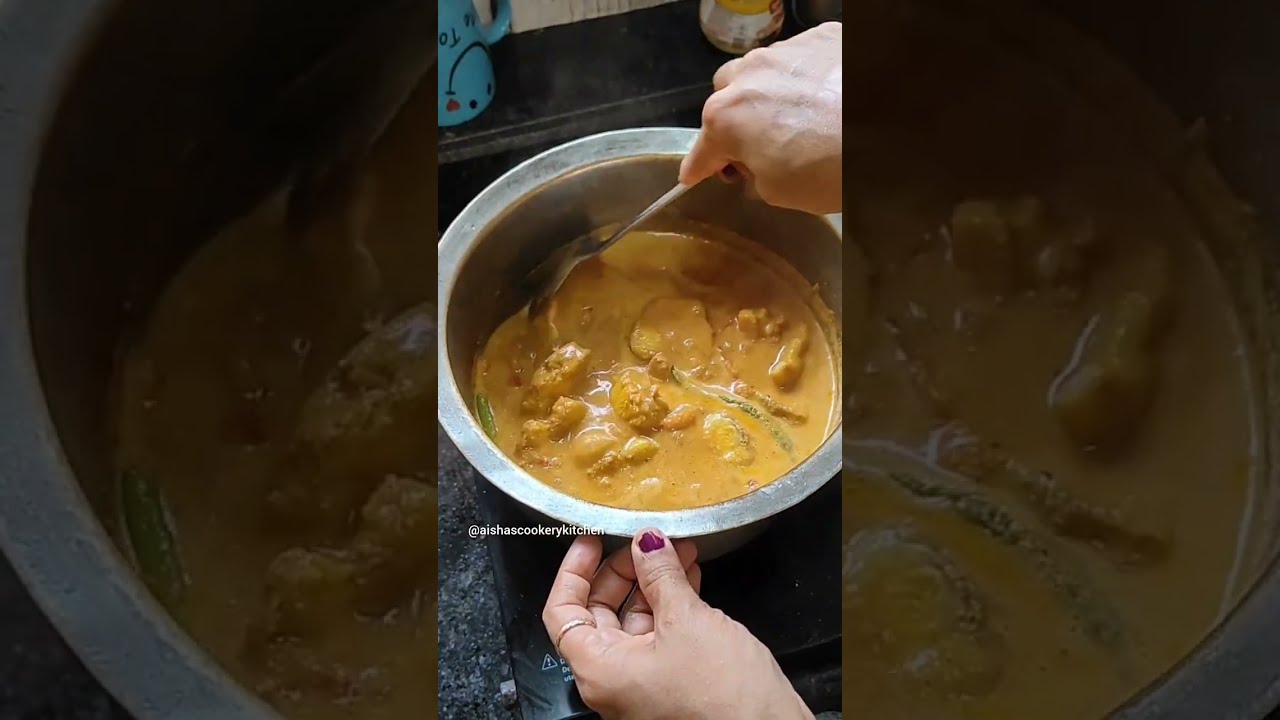 let's make baby shark masala curry/moryechi xacuti 