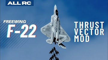Freewing F-22 90mm Thrust Vector Mod - Shakedown Flight