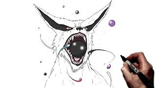 How to Draw Kurama | Step by Step | Naruto