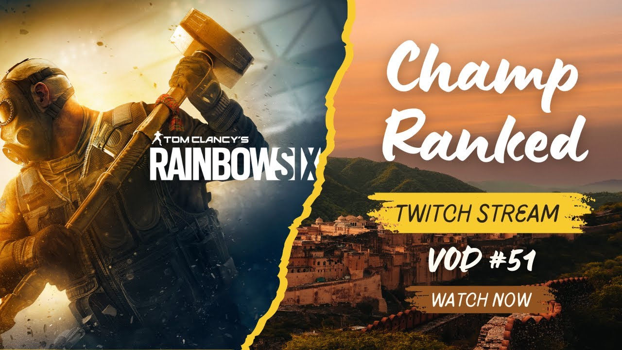16 Game Win Streak! (Stream #51) - Rainbow Six Siege - YouTube