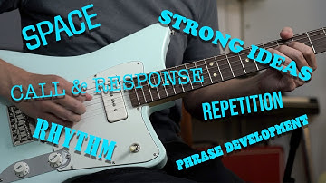 This is what really matters when you take a solo (not chops, scales, theory...)