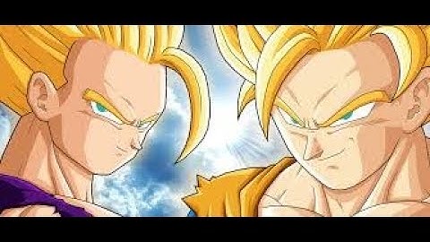 SSJ2 Gohan vs SSJ2 Goku Mugen