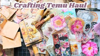 Huge Temu Haul for Junk Journals | Mixed Media  NOT AFFILIATED