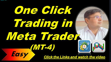 12   How to use One Click Trading in Meta Trader 4 MT 4 , Forex Course in Urdu Hindi