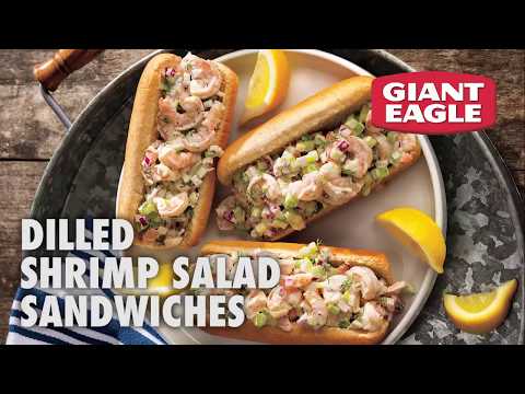 Dilled Shrimp Salad Sandwiches