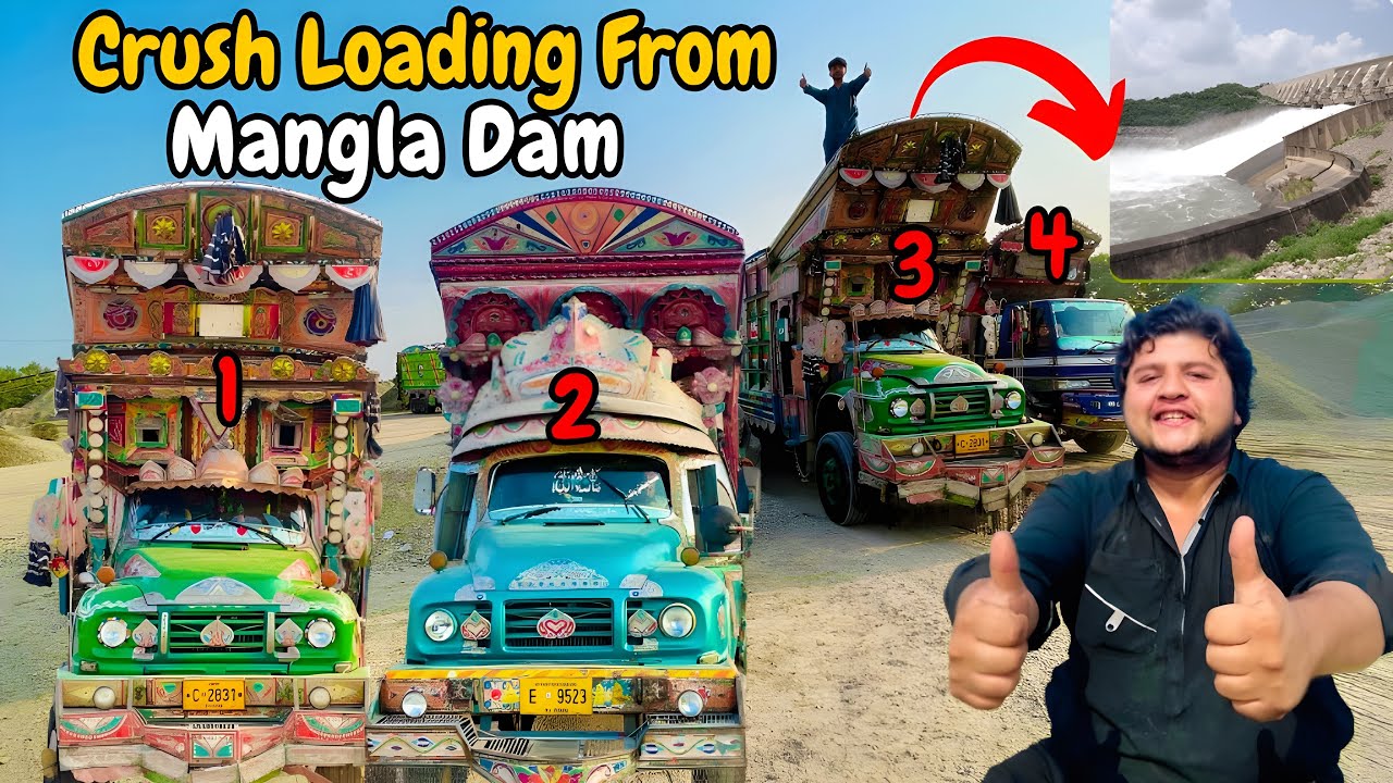 Alhamdulillah 4 Gariyaan Mangla Dam Se Load Ki 🚛| Ye Crush Kesi He ? 192 Kidr Gai 🤔