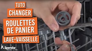 Comment changer une roulette de panier d'un lave-vaisselle ? - TUTO