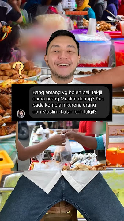 Non Muslim beli TAKJIL? Rebutan sampe jam 2 udah pada habis? #shorts