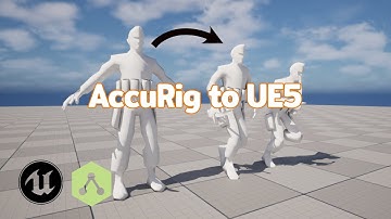 Export a character from AccuRig and retarget the bones for animating in Unreal Engine 5